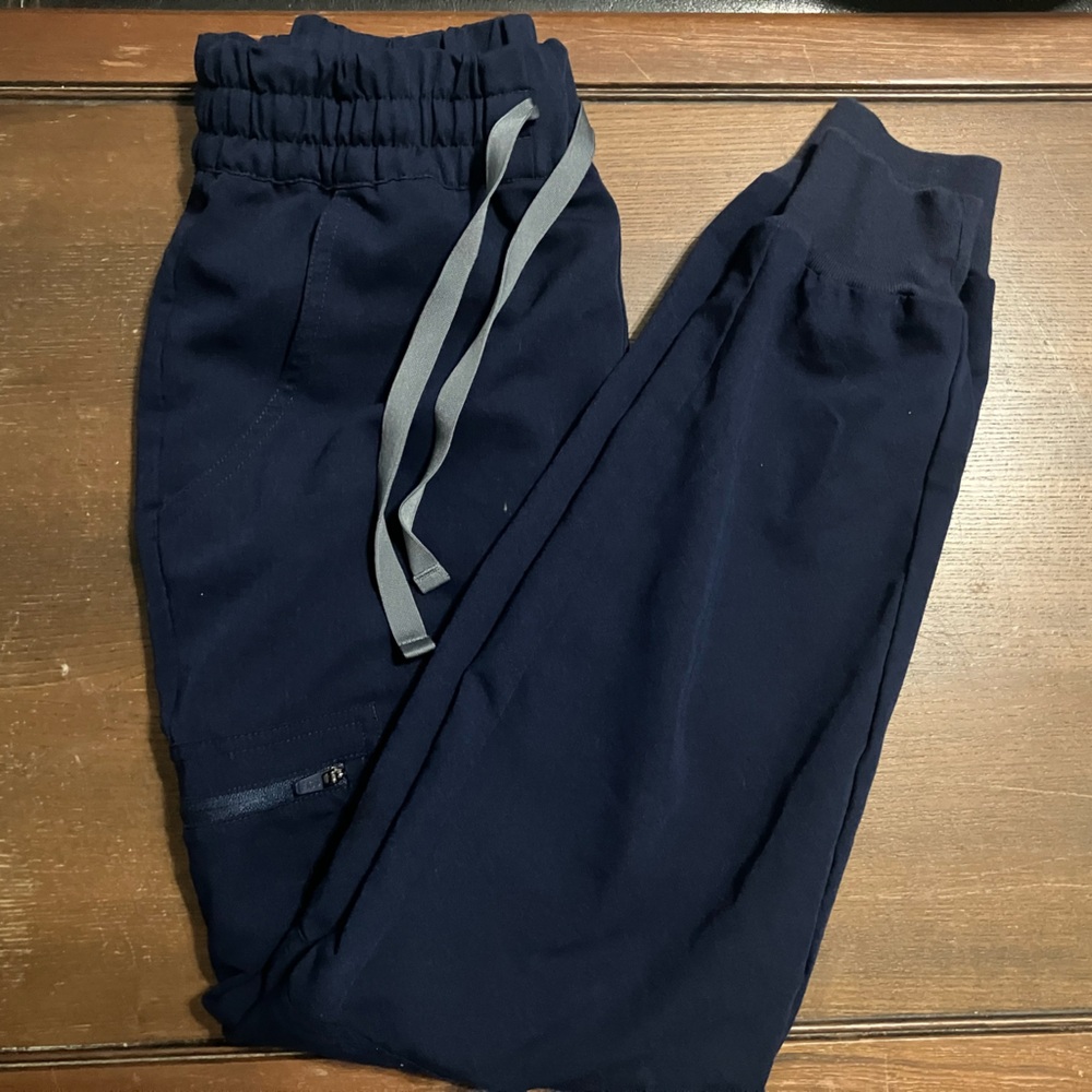 Figs Uman relaxed jogger regular waist pants Navy size XXS